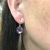 Modern Amethyst Drop Earrings