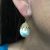 Modern Baroque Pearl and Diamond Earrings