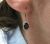 Modern Blue Topaz and Diamond Earrings