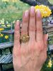 Modern .17ct Diamond and Brown Diamond 18kt Ring