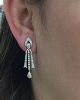 Modern Diamond Drop Earrings