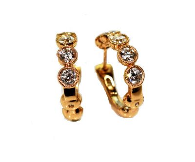 Modern Diamond Earrings