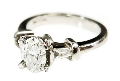 Modern Diamond Engagement Ring