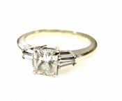 Modern Diamond Engagement Ring