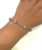 Modern Diamond Floral Bracelet