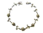 Modern Diamond Floral Bracelet