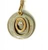 Modern Diamond Pendant with Chain
