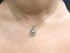 Modern Diamond Pendant with Chain