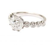 Modern Diamond Ring