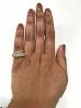 Modern Emerald Cut Diamond Ring