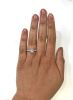 Modern 1.40ct Emerald Cut Diamond Engagement Ring in 18kt White Gold