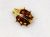 Modern Enamel Ladybug 18kt Brooch