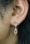 Modern Morganite and Diamond Drop Earrings
