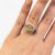Modern Natural Yellow Diamond and Diamond Ring