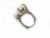 Modern Opal and Diamond Ring