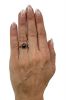 Modern Pearl and Diamond Ring