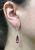 Modern 4.84ct Pink Tourmaline and Diamond Drop 18kt Earrings