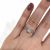 Modern Princess Cut Diamond Ring