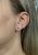 Modern Ruby and Diamond Earrings