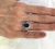 Modern Sapphire and Diamond Ring