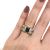 Modern Sapphire and Diamond Ring