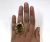 Modern Smoky Quartz and Diamond Ring