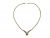 Modern Tanzanite and Diamond Necklace