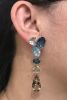 Modern Topaz Prasiolite Smoky Quartz Drop Earrings