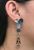 Modern Topaz Prasiolite Smoky Quartz Drop Earrings
