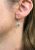 Modern Aquamarine and Diamond Drop Earrings