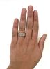 Modern Diamond Rose Gold Ring
