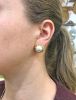 Modern Mabe Pearl Earrings