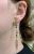 Modern Peridot, Tourmaline, Smoky Quartz And Prasiolite Drop Earrings