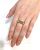 Modern Sapphire and Diamond Ring