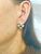 Modern Sapphire and Pearl Earrings