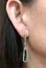 Modern Tourmaline and Diamond Earrings