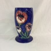 Moorcroft Big Poppy Pattern Vase