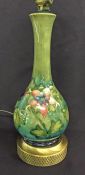 Moorcroft Columbine Pattern Table Lamp