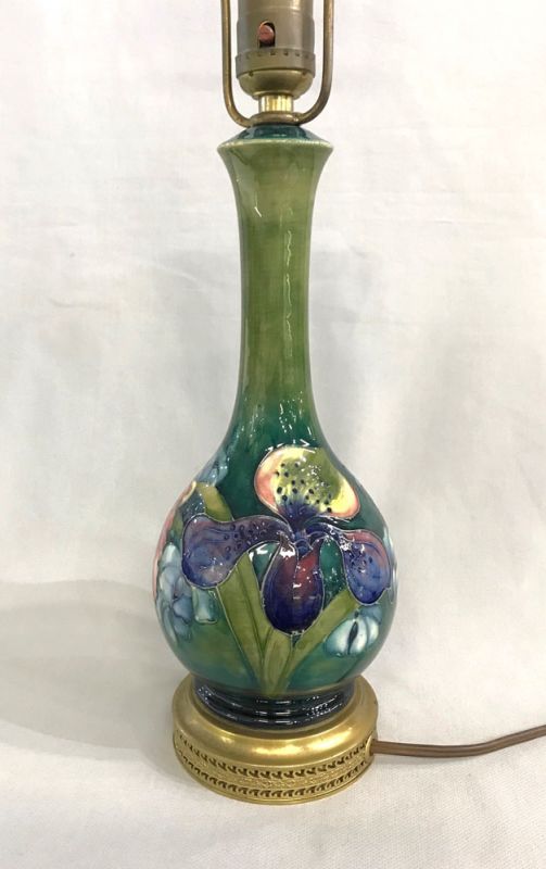 Moorcroft Lamp In The Orchid Pattern