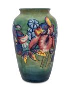 Moorcroft Vase In The Orchid Pattern, circa 1955
