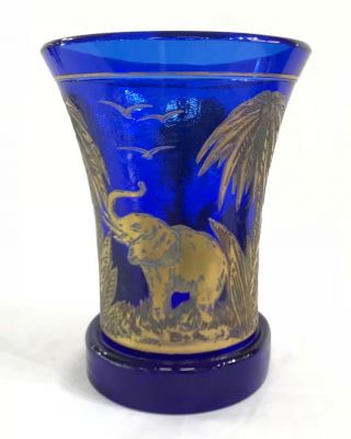 Moser Art Glass Vase
