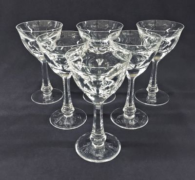 Moser “Lady Hamilton” Crystal Claret Glasses