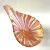 Murano Glass Cornucopia Shaped Vase, Italian, Mid 20th Century
