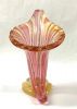 Murano Glass Cornucopia Shaped Vase, Italian, Mid 20th Century