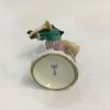 Nineteenth-Century Meissen Style German Porcelain Monkey Band Figure Playing a Hunting Horn
