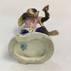 Nineteenth-Century Meissen Style German Porcelain Monkey Playing the Cymbals
