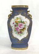 Nippon Cabinet Vase With Unusual Lavender Ground