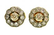 Diamond Cluster Earrings