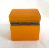 Orange Opaline Veritable de Murano Glass Box