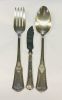 Art Deco Orfevrerie Perrin Silver Plate Flatware Set